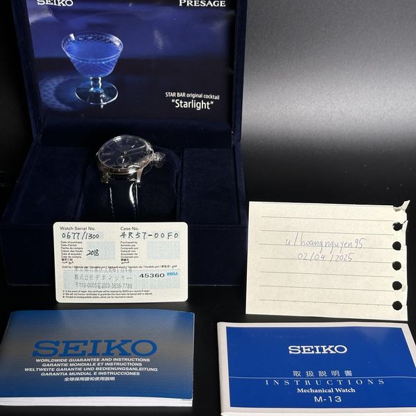 [WTS] Seiko Presage Starlight SARY087 Star Bar Limited Edit…