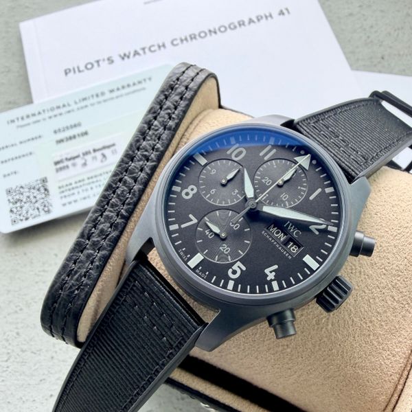 [WTS] IWC Top Gun Ceratanium Black IW 388106 - Box + Papers