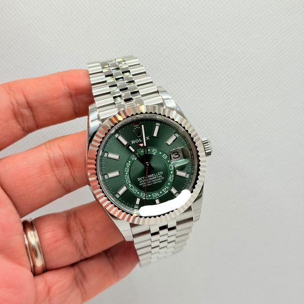 [WTS] Rolex Skydweller Green Jubilee New 6/2026, $27k