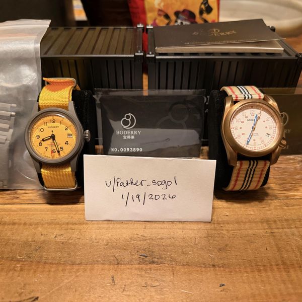 [WTS] Boderry Voyager Bronze & Boderry Landmaster Titanium.…