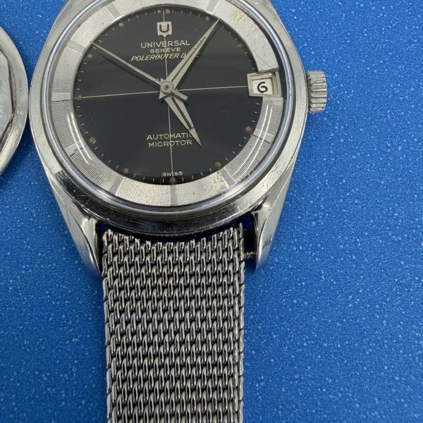 Late 1950s Universal Geneve Polerouter Date 204503-2
