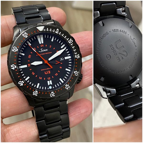 [WTS] Sinn U2-T S Black EZM 5 Fully Tegimented on H-Link Br…