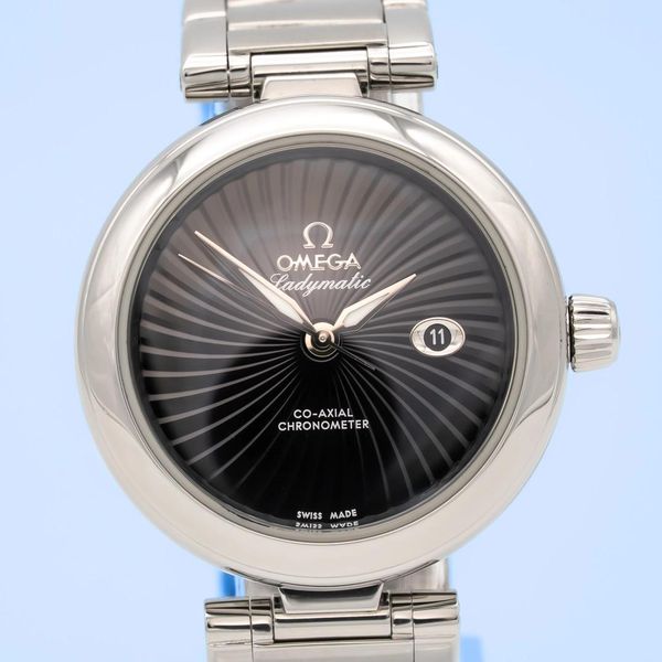 Omega De Ville Ladymatic Co-axial Black Dial Stainless Stee…