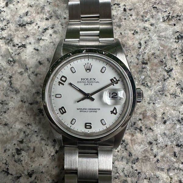 FS: Rolex Oyster Perpetual Date 15200 White Dial