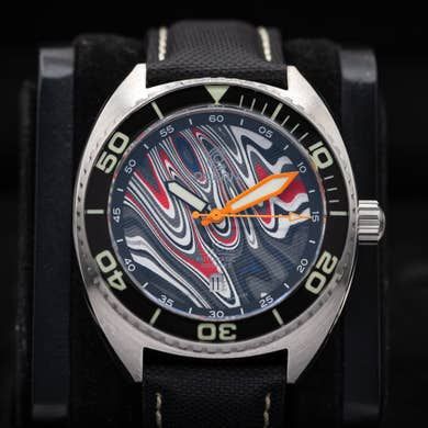 Ocean Crawler Core Diver Fordite Dial, 1 of 100 Limited Edi…