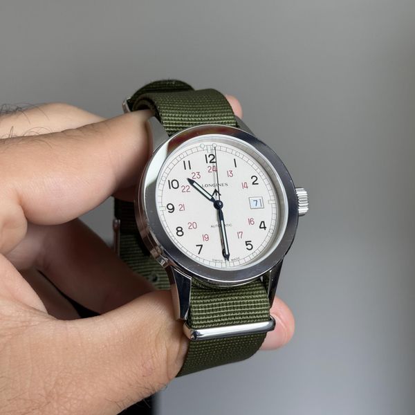 [WTS] Longines Heritage Military COSD Ivory Dial — Near Min…