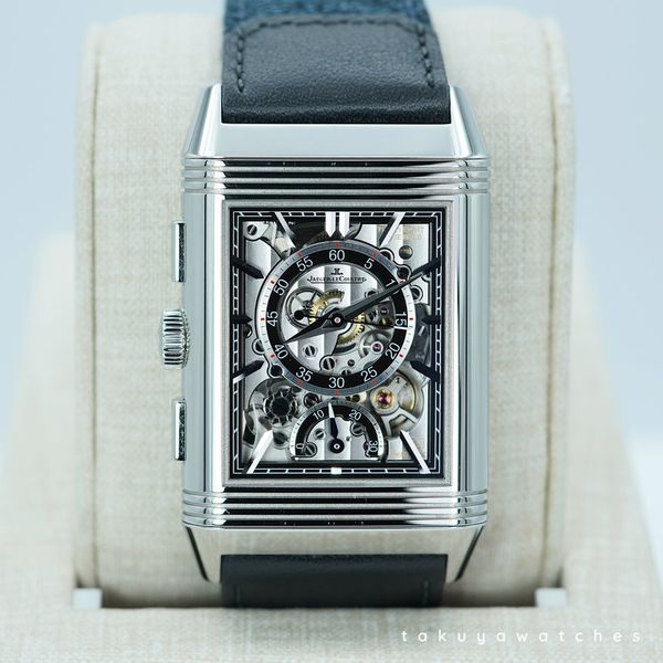 FSOT: Jaeger-LeCoultre REVERSO CHRONOGRAPH SKELETON BLUE DI…
