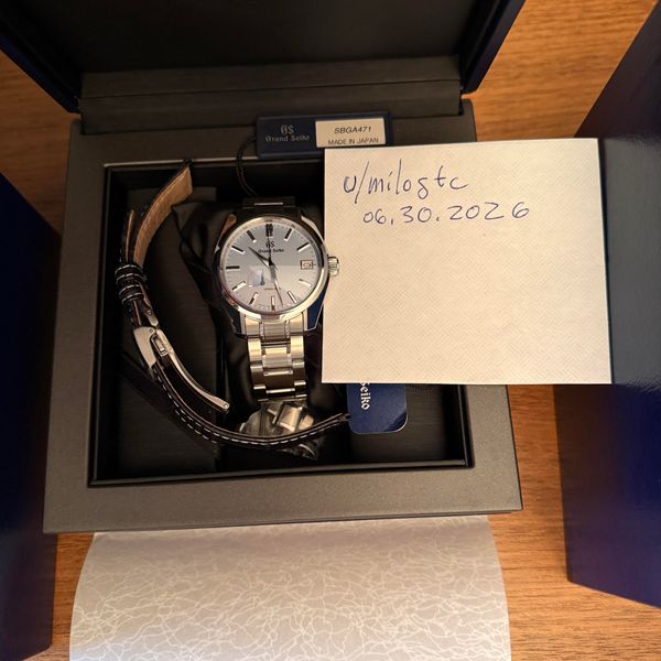[WTS] Grand Seiko Sōkō Frost Spring Drive SBGA471 [Repost]
