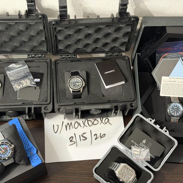 [WTS] Bamford GMT, Unimatic UC1 & UT4, Tissot Sideral and S…