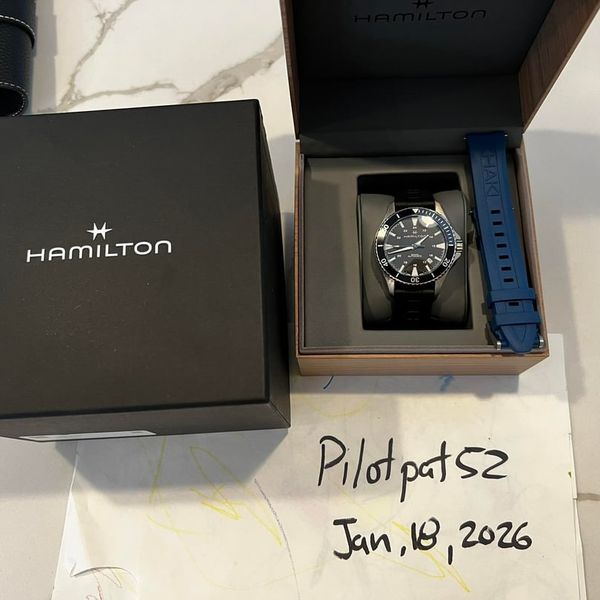 [WTS] Hamilton - Khaki Navy Automatic - $600 (US Only)