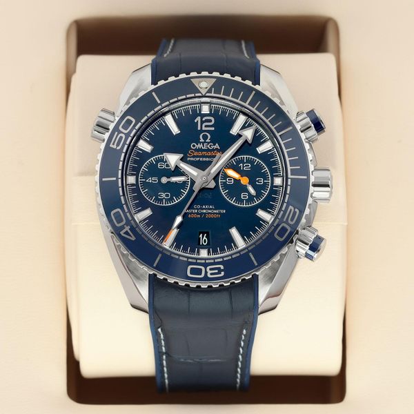 Omega FACTORY SERVICED Planet Ocean 600m Chronograph 45.5mm…