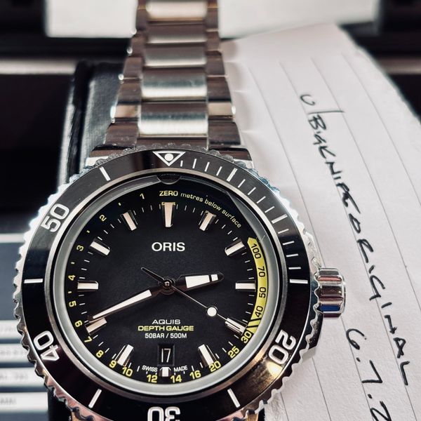 [WTS] Oris Aquis Depth Gauge - full kit, box/papers, excell…
