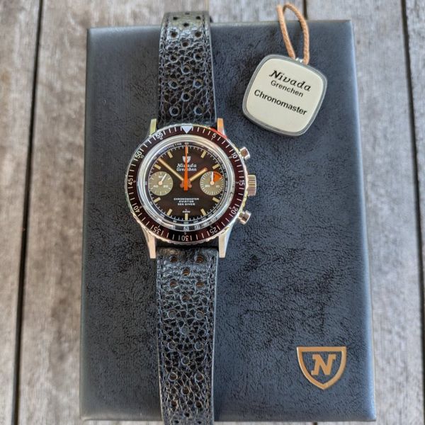 Nivada Chronomaster Aviator "Orange Boy" Chronograph top Zu…