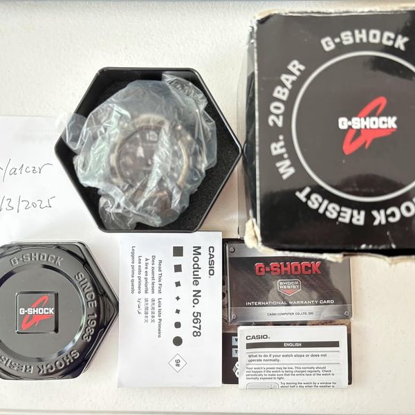 [WTS] Casio GWG 2000 Mudmaster Full kit, like new in box