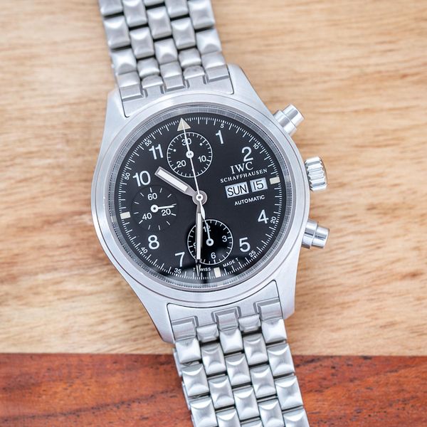 [WTS] IWC Pilot Chronograph IW3706 Black Tritium Dial $3,499