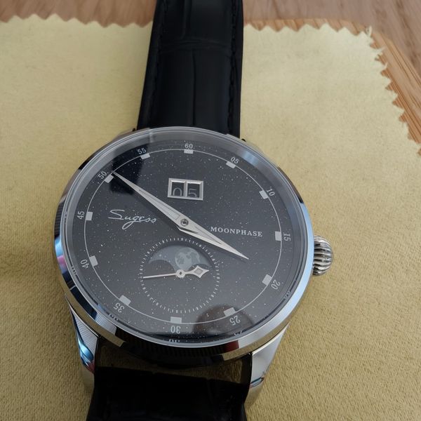 TK: Sugess moonphase master met prachtige aventurine wijzer…