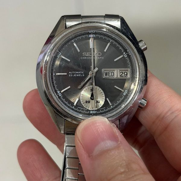 [WTS] 1970s Seiko Reverse Panda One Eyed Flyback Chronograp…