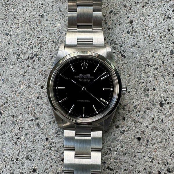 FS: Rolex Air-king 14000 Automatic Black Dial 34mm