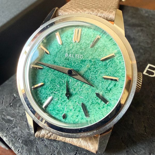 [WTS] Baltic Prismic Green Jade Stone Dial New York Limited…