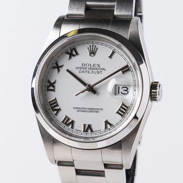[WTS] 2003 Rolex Datejust 16200 White Roman Dial