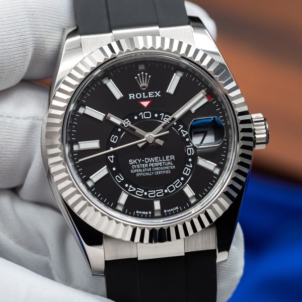 [WTS] ROLEX Sky-Dweller 336239 Black Dial 18k White Gold Oy…