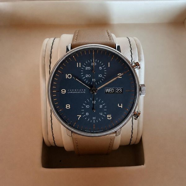 [WTS] Junghans Max Bill Chronoscope - Sapphire - Anathracit…