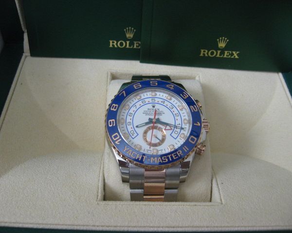 Fs: Rolex 18k gold/steel yacht master ii 116681
