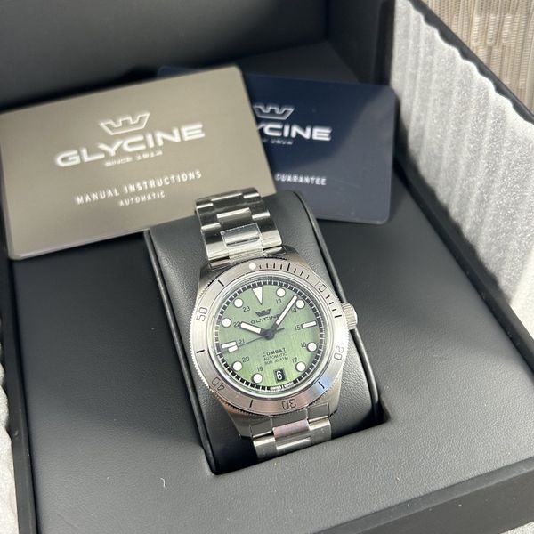 [FS] Glycine Combat Sub Sport Green 39mm Automatic Watch GL…