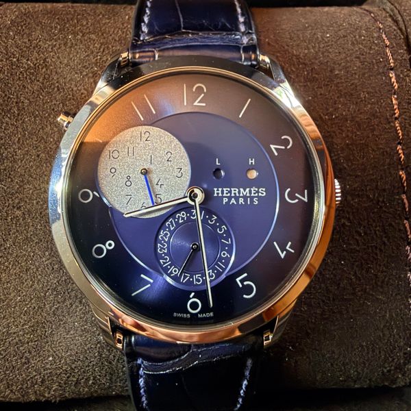 [WTS] Hermès Slim d’Hermès GMT for Hodinkee | Full Kit | Fr…