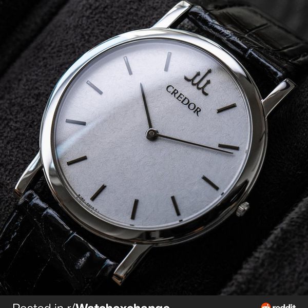 [WTS][US] Solid Platinum Credor With Snowflake Style Dial. …