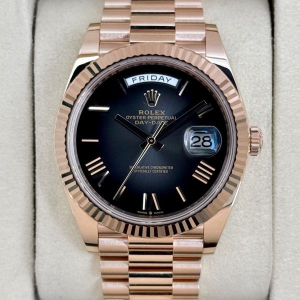 FSOT:2025 Rolex Day-Date 40mm 228235 Presidential Slate Omb…