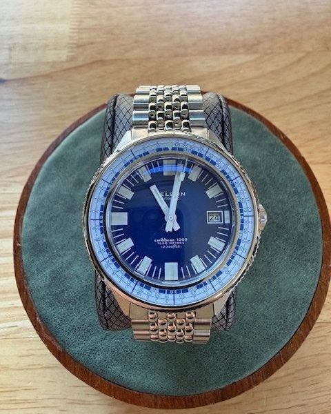 Helson Caribbean Blue Dial & White/Blue bezel Divers - Blow…