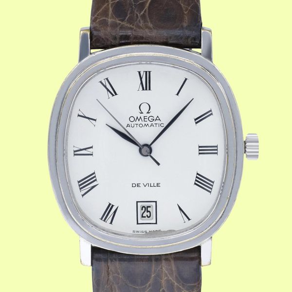 Omega De Ville Automatic Rare Oval Treasure 32mm Watch