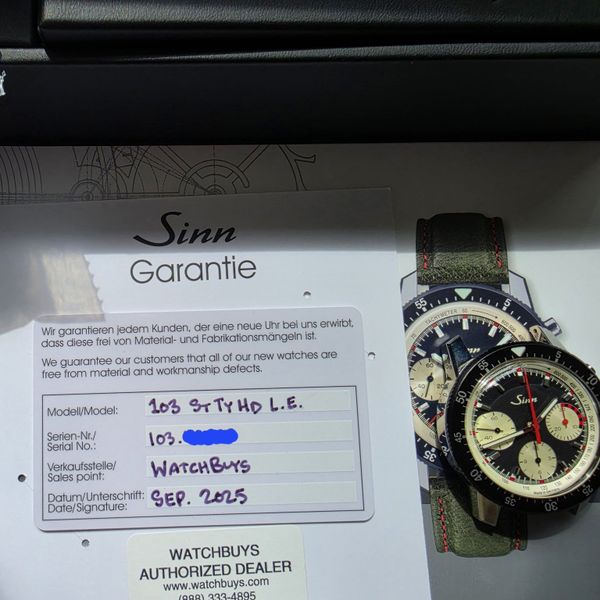 Sinn 103 St Ty Hd