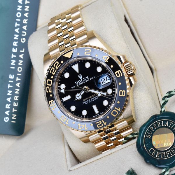 [WTS] 2024 Rolex GMT-Master II 40mm 18K Yellow Gold Jubilee…