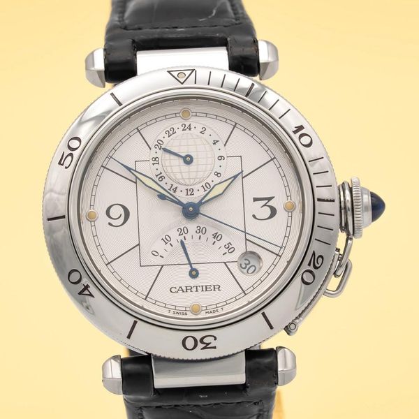 Cartier Pasha Power Reserve GMT Stainless Steel Automatic 3…