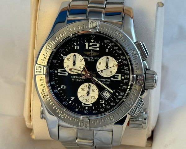 FS: Breitling A73321 Emergency Mission Black Dial, Professi…