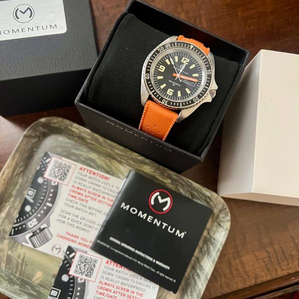 [WTS] Momentum Sea Quartz 30 MK II Black Dial 42mm 300m Div…