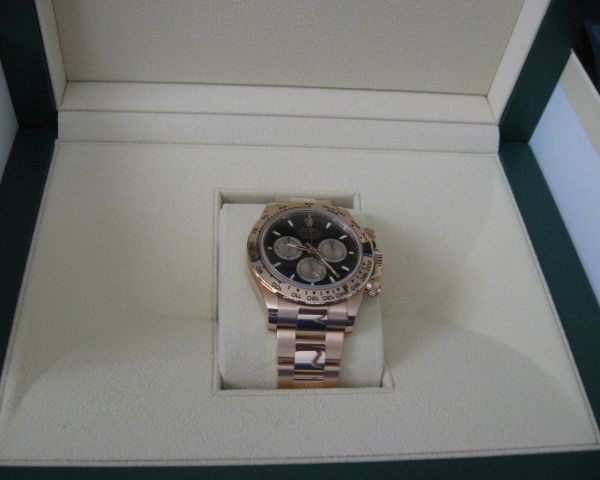 Fs: Rolex 18k rose gold 126505 black dial $53500