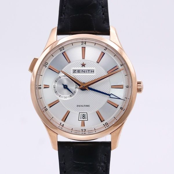 Zenith Elite Captain Dual Time 18.2130.682 18k Rose Gold 40…