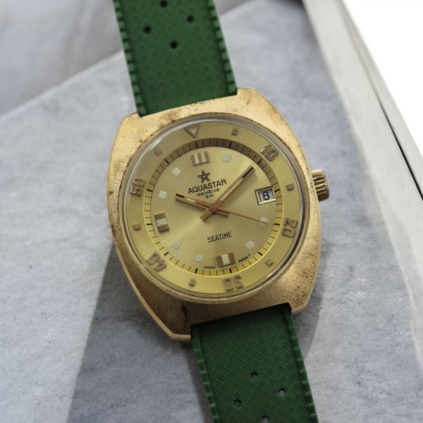 [WTS] NOS 1970s Aquastar Seatime (Ref. 1000)