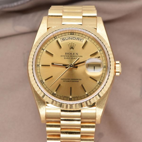 [WTS] Unpolished 1990 Rolex Day-Date President 36mm 18K Yel…