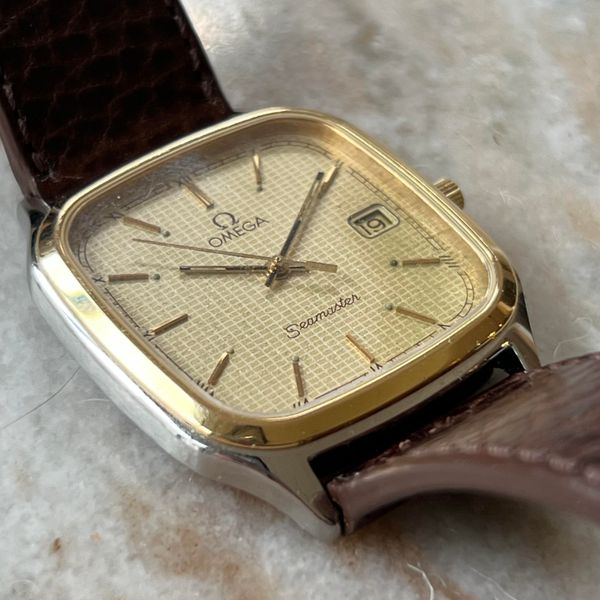 [WTS] Omega Seamaster Quartz TV-Dial (two-tone, gold-plated…