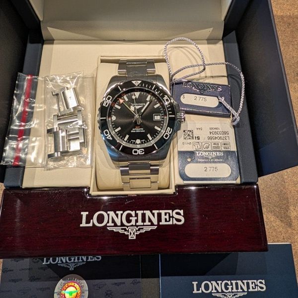 FS: Longines Hydroconquest GMT Automatic Black Dial Men's W…