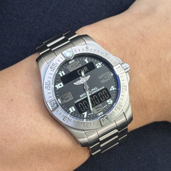 FS: Breitling Aerospace EVO E79363 Black, Full Set, Warrant…