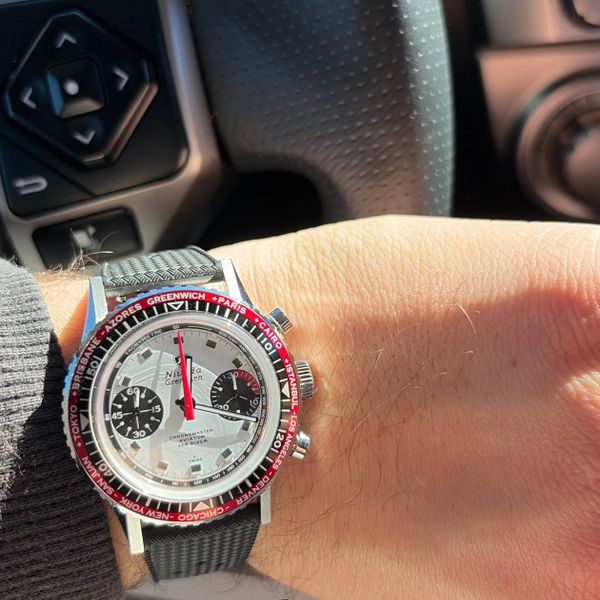 [WTS] Nivada Grenchen Chronomaster 38mm Panda dial!
