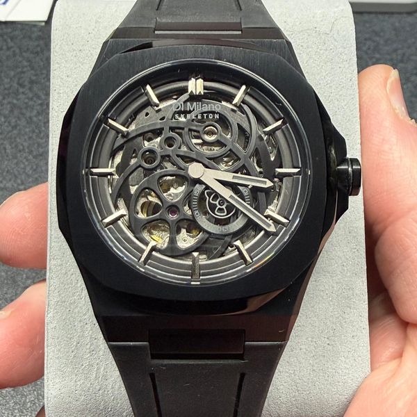 [WTS] D1 Milano Mechanical Skeleton Jet Black