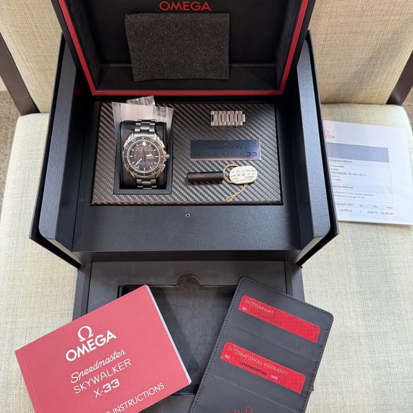 Omega Speedmaster Skywalker X-33 Full Set