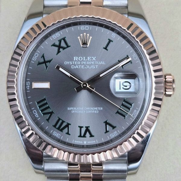 2024 MINT Rolex Datejust 126331 Wimbledon Dial Two Tone Rol…