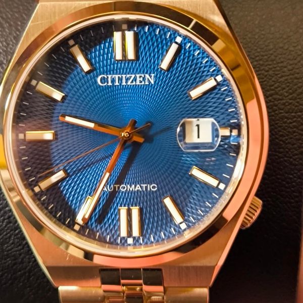 [WTS] (New in box) Citizen TSUYOSA 60 Blue Dial (rose gold …